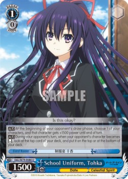 School Uniform, Tohka