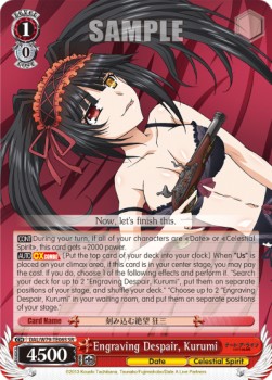 Engraving Despair, Kurumi (V.2 - Super Rare)