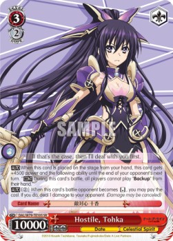 Hostile, Tohka (V.2 - Super Rare)