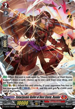 Cataclysmic Bullet of Dust Storm, Randor [D Format] (V.2 - Holo)