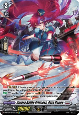 Aurora Battle Princess, Agra Rouge [D Format] (V.2 - Special Parallel)