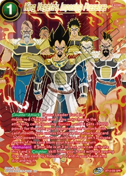 King Vegeta's Imposing Presence (V.2 - Special Rare)