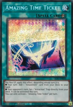 Amazing Time Ticket (V.1 - Secret Rare)