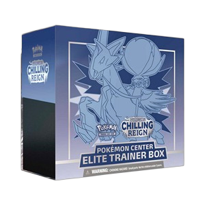 Chilling Reign: Pokémon Center Ice Rider Calyrex Elite Trainer Box