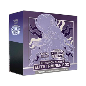 Chilling Reign: Pokémon Center Shadow Rider Calyrex Elite Trainer Box