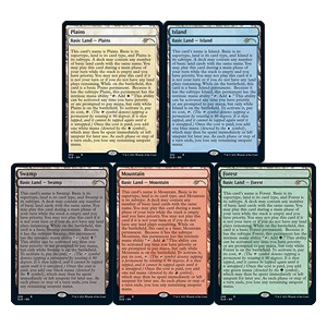 Secret Lair Drop Series: The Full-Text Lands Set