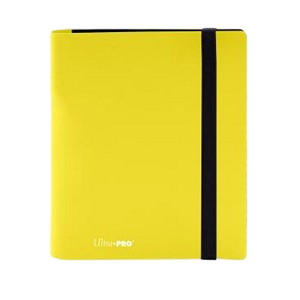 Ultra Pro Eclipse 4-Pocket Binder (Lemon Yellow)