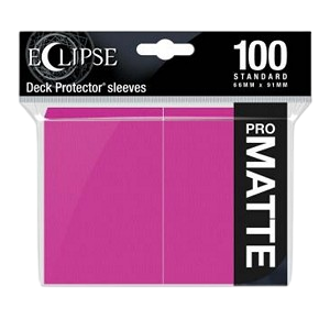 100 Ultra Pro Pro-Matte Eclipse Sleeves (Hot Pink)