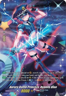 Aurora Battle Princess, Kyanite Blue [D Format] (V.2 - Special Parallel)