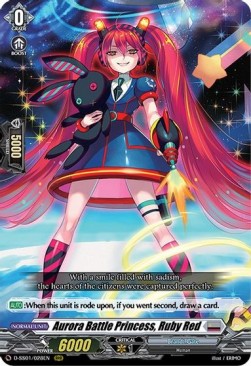 Aurora Battle Princess, Ruby Red [D Format] (V.1 - Triple Rare)