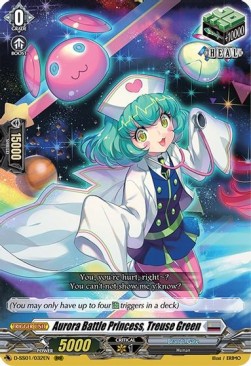 Aurora Battle Princess, Treuse Green [D Format] (V.1 - Triple Rare)