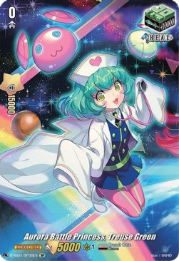 Aurora Battle Princess, Treuse Green [D Format] (V.2 - Special Parallel)