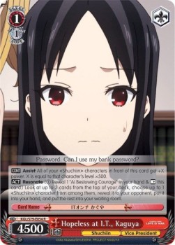 Hopeless at I.T., Kaguya