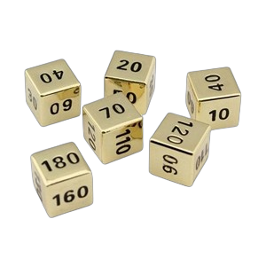 Elite Trainer Box Plus: Metal Gold Dice Set