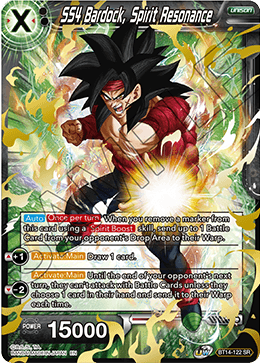 SS4 Bardock, Spirit Resonance (V.1 - Super Rare)