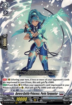 Aurora Battle Princess, Perio Turquoise [D Format] (V.1 - Triple Rare)