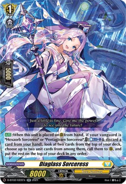 Diaglass Sorceress [D Format] (V.1 - Double Rare)