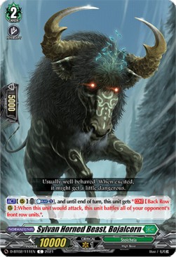 Sylvan Horned Beast, Bojalcorn [D Format] (V.1 - Common)