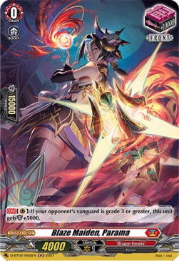 Blaze Maiden, Parama [D Format] (V.2 - Holo)