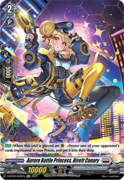 Aurora Battle Princess, Birett Canary [D Format] (V.2 - Holo)