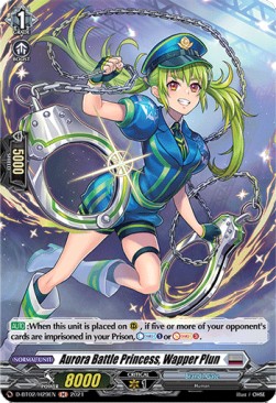 Aurora Battle Princess, Wapper Plun [D Format] (V.2 - Holo)