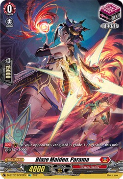 Blaze Maiden, Parama [D Format] (V.3 - Special Parallel)