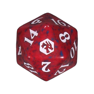 Adventures in the Forgotten Realms: D20 Die (Red)