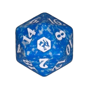 Adventures in the Forgotten Realms: D20 Die (Blue)