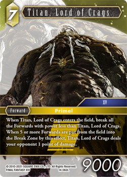 Titan, Lord of Crags (14-062)