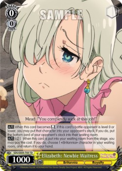 Elizabeth: Newbie Waitress (V.1 - Trial Deck)