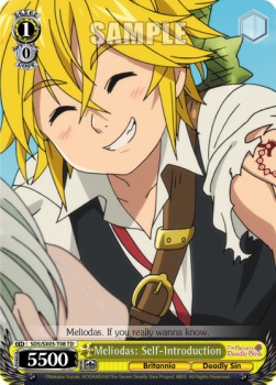 Meliodas: Self-Introduction