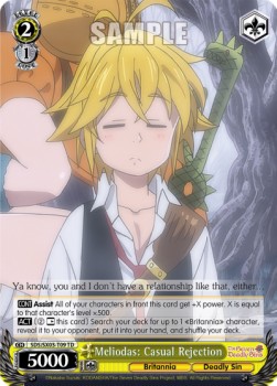 Meliodas: Casual Rejection