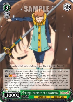 King: Wielder of Chastiefol (V.1 - Double Rare)