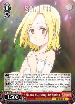 Elaine: Guarding the Spring (V.2 - Super Rare)