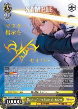 Oath of the Sword, Saber (V.2 - Special Rare)