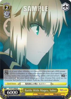 Battle With Mages, Saber (V.1 - Rare)