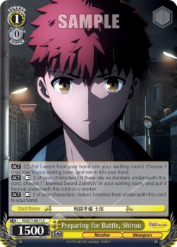 Preparing for Battle, Shirou