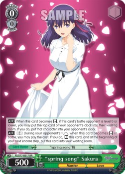 "spring song" Sakura (V.1 - Double Rare)