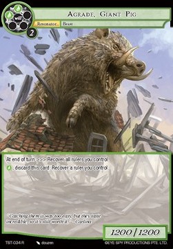 Agrade, Giant Pig