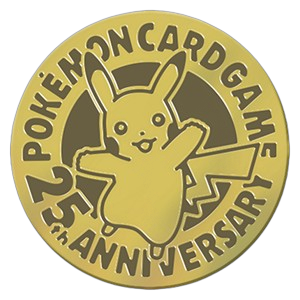 25th Anniversary Golden Box Pikachu Coin