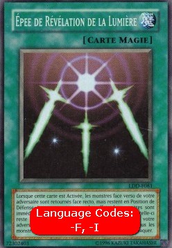 Swords of Revealing Light (V.1 - Super Rare)