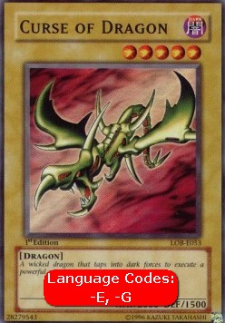 Curse of Dragon (V.1 - Super Rare)