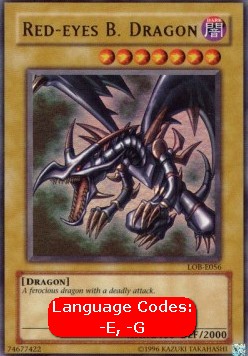 Red-Eyes Black Dragon (V.1 - Ultra Rare)