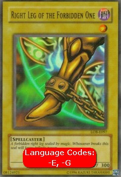 Right Leg of the Forbidden One (V.1 - Ultra Rare)