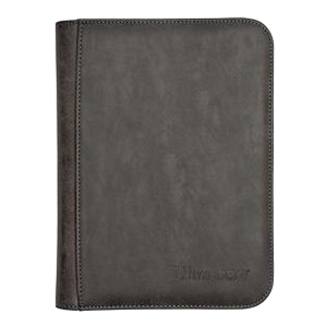 Suede Collection: Zippered 4-Pocket Premium PRO-Binder (Jet)