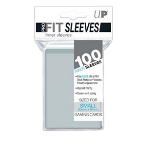 100 Small Ultra Pro Pro-Fit Sleeves (Version 2)