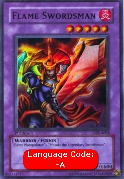 Flame Swordsman (V.3 - Super Rare)