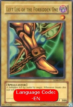 Left Leg of the Forbidden One (V.4 - Ultra Rare)