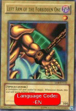 Left Arm of the Forbidden One (V.4 - Ultra Rare)