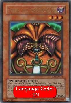 Exodia the Forbidden One (V.4 - Ultra Rare)